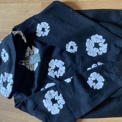 Denim Tears Hoodie Black Large