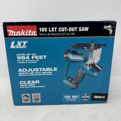 Makita XDS0118V LXT Cordless Cut-Out Saw + extra blades (Bare Tool) NEW