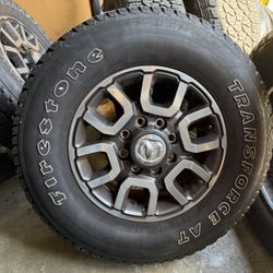 Tires - Firestone Transforce AT - Set Of 4 With wheels 