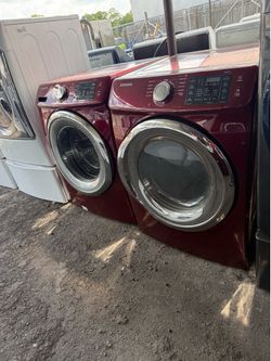 Samsung frontload washer and dryer set