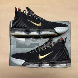 Nike Air Lebron 16 KC Watch The Throne Men’s basketball shoes size 14 Rare!