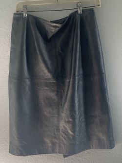 Leather skirt