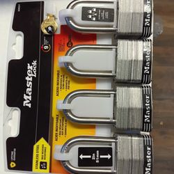 4 Pack Master Locks