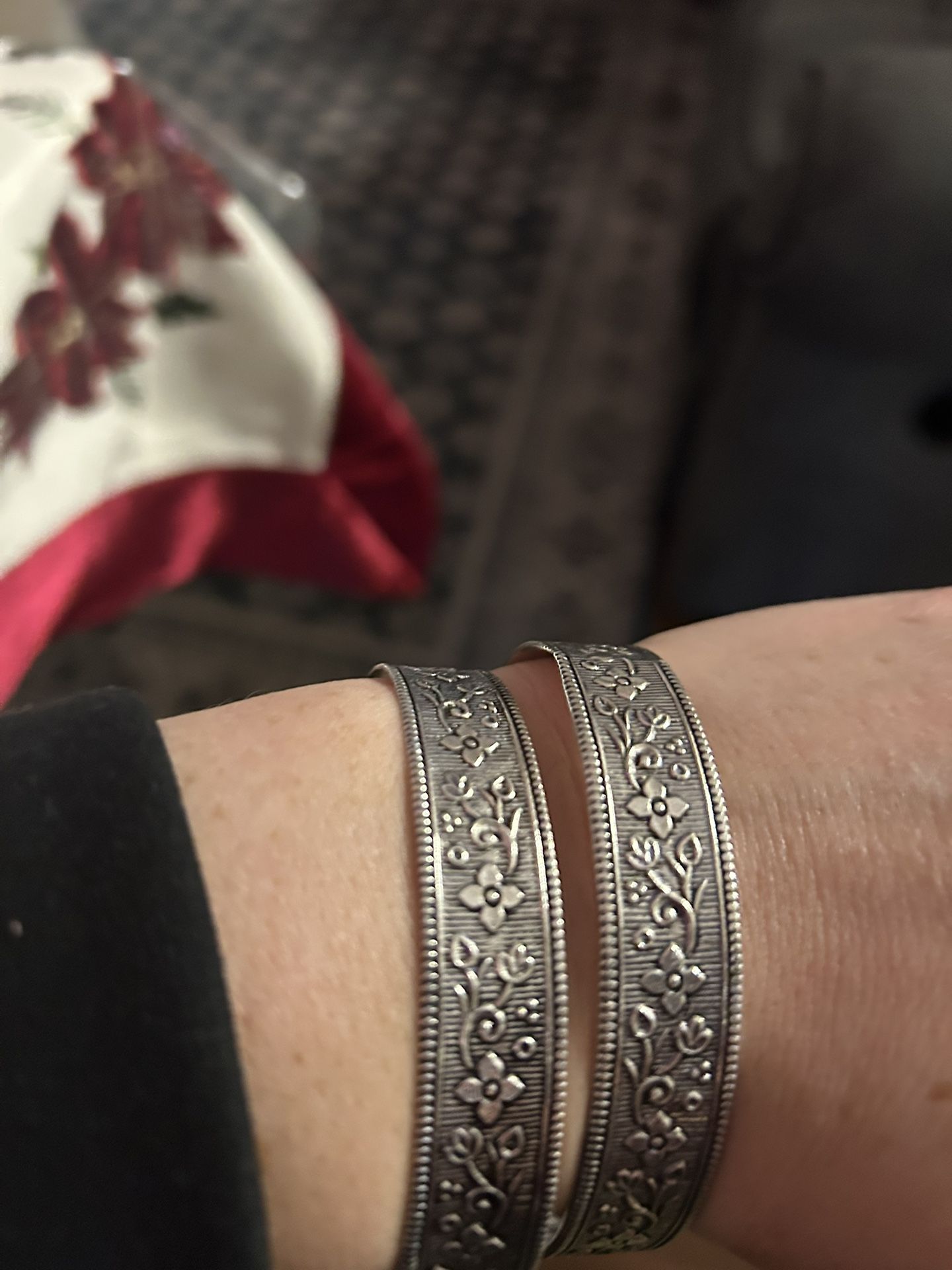 925 Sterling Silver Bracelets 2 Pieces New