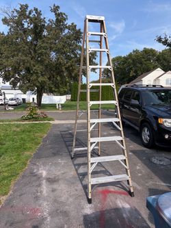10 ft  step ladder  FRAME BY LOUISVILLE FG