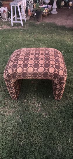 Upholstered Ottoman Footstool