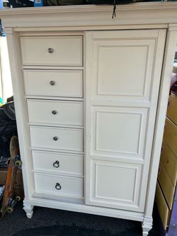 White dresser