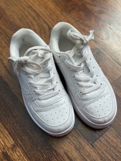 White Sneakers, HIP HOP shoes, youth size 2