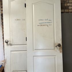 FREE 4 Solid Wood Doors All 30” X 80”