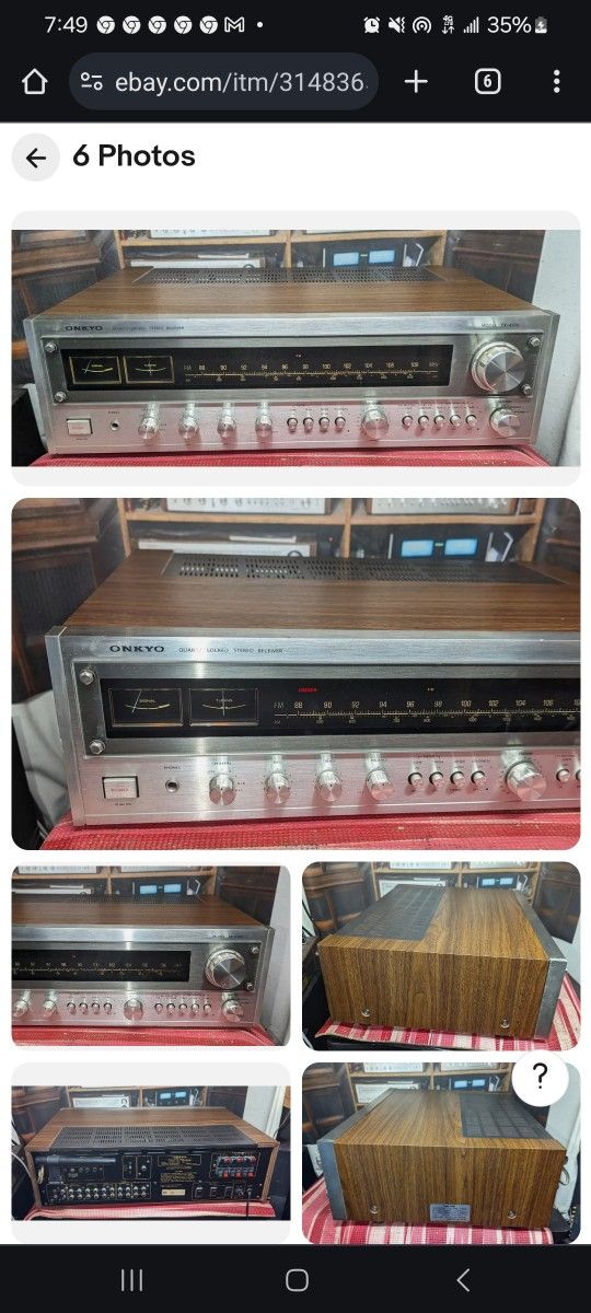 Vintage ONKYO Receiver Quartz Locked Stereo Tx-4500 MK II