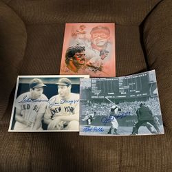 Yankees Mickey Mantle/ Don Mattingly/ Joe DiMaggio