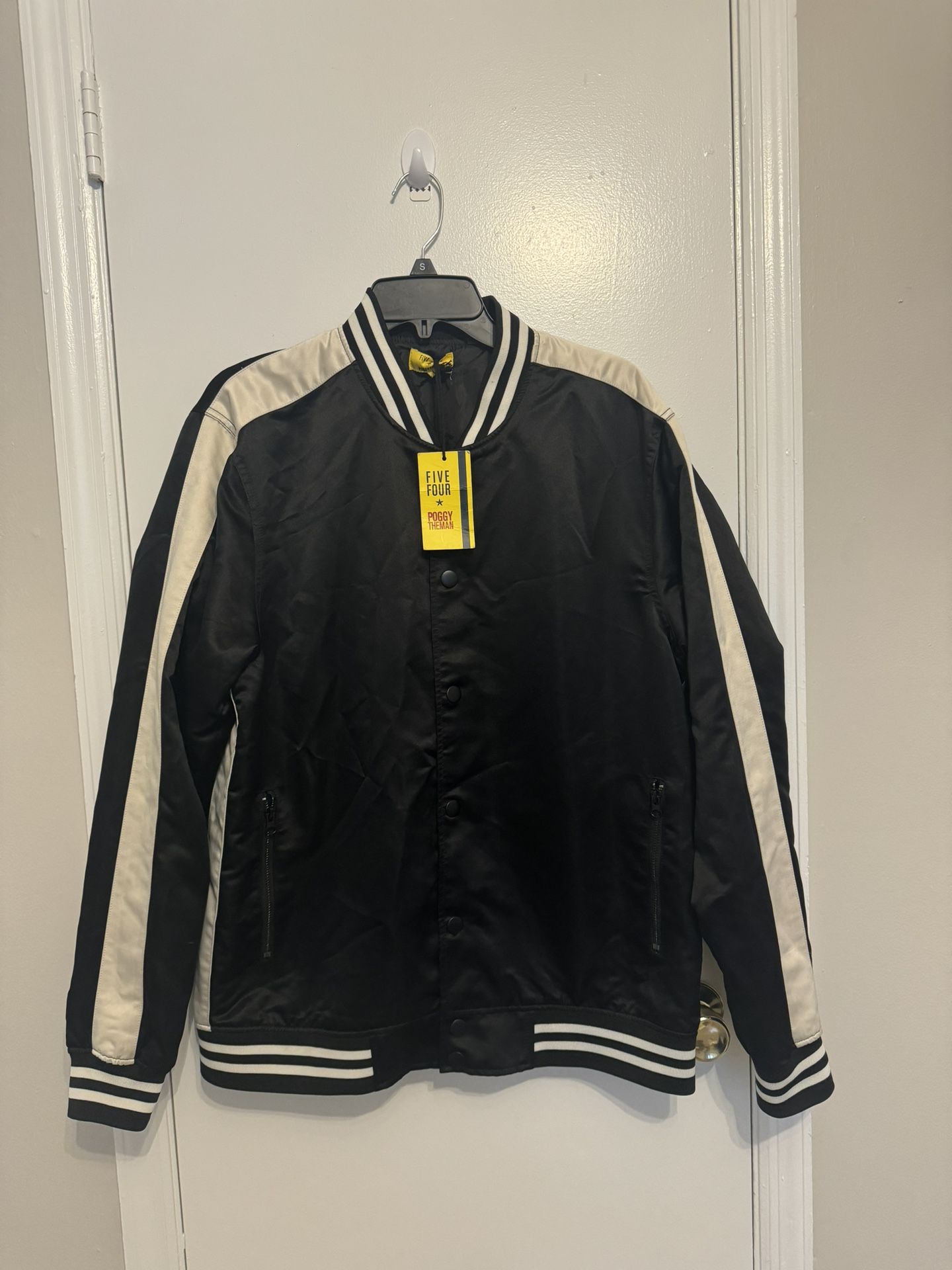 Five Four * Poggy The Man Satin Jacket Size Large