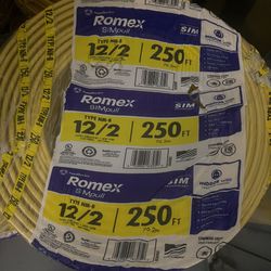250 ft. 12/2 Solid Romex SIMpull CU NM-B W/G Wire