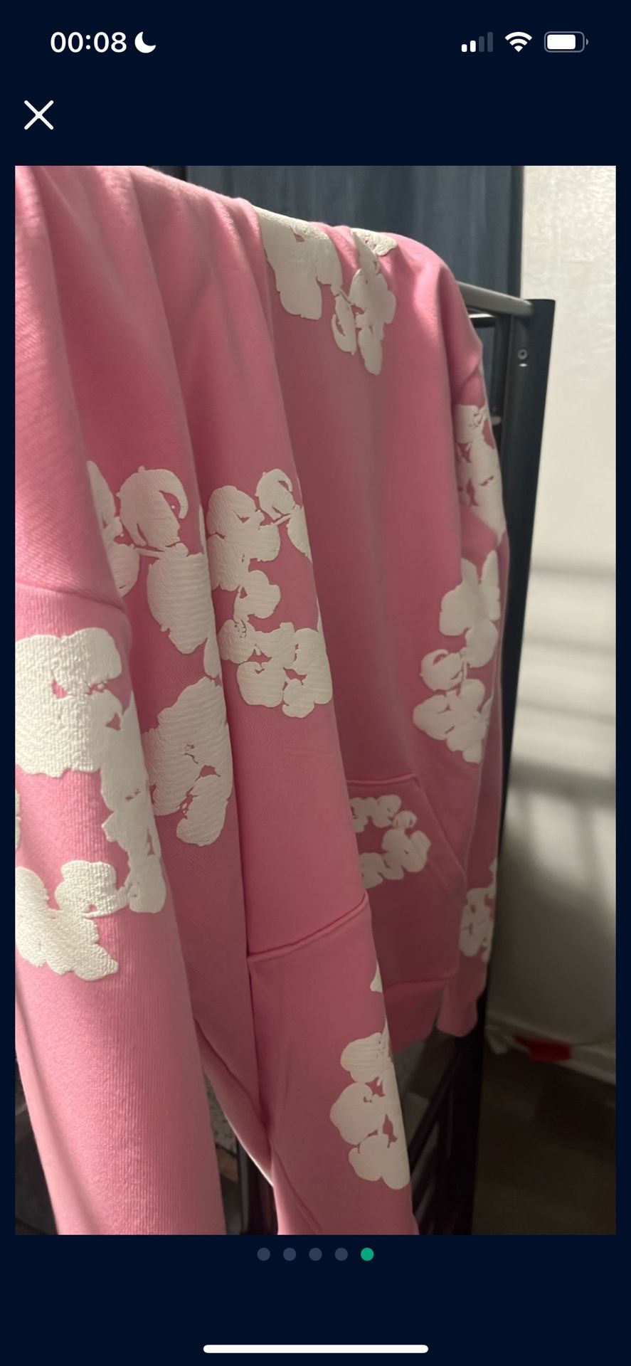 Pink Denim Tears Hoodie