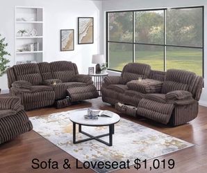 Recliner Sofa and loveseat