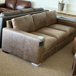 Bernhardt Leather Sofa-Dawkins