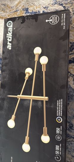 Aristo 6-Light Dimmable 5 CCT Integrated LED Gold Modern Chandelier Light Fixtur