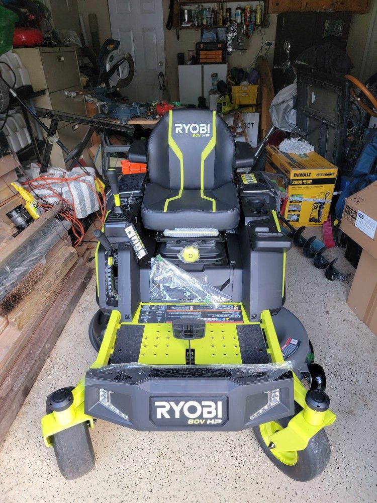NEW 2025 Ryobi 80V Zero Turn Electric NEW