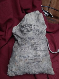 Heavy duty snow tire chains cam locking