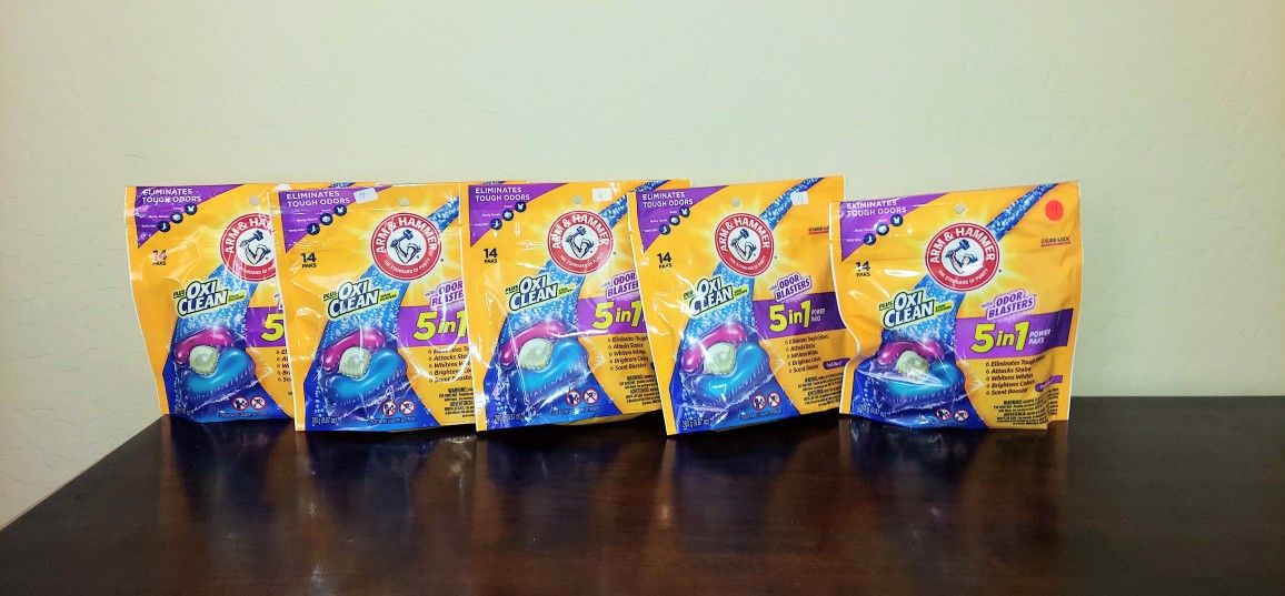 (5) Arm & Hammer Laundry Detergent With Oxi - $20 for All - X Streets Ray and Higley