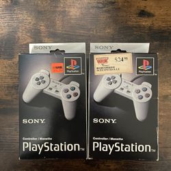 PS1 Controllers Brand New 
