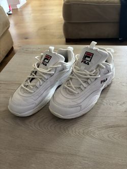 Women Fila Tenis Shoes Size 8.5 White 