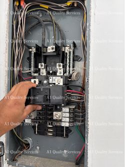 Electrical Panels Breakers Lights Outlets Plugs Ceiling Fans EV Chargers