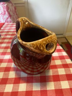 8” Tall Hull Pottery "Ball Pitcher"