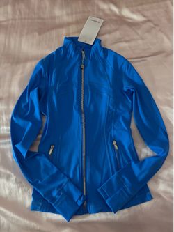 gold and blue lululemon jacket