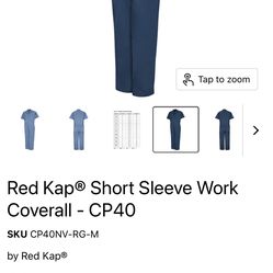 Work suit short sleeve