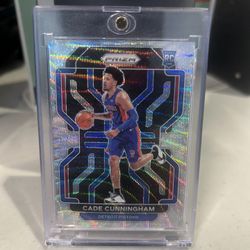 2021-22 Cade Cunningham Silver Wave Prizm Rookie Card🔥