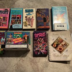 9 Vintage Richard Simmons motivational videotapes and Deal A Meal diet plan