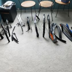 Several Pairs Of Bike Fenders.