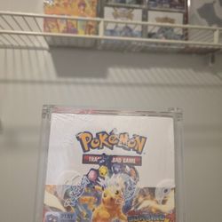 Pokémon Surging Sparks Booster Box + Acrylic 
