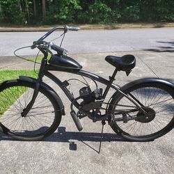 Bicycle With 80cc Motor  29inch Tires All Black New Everything  $280 Or Best Offer