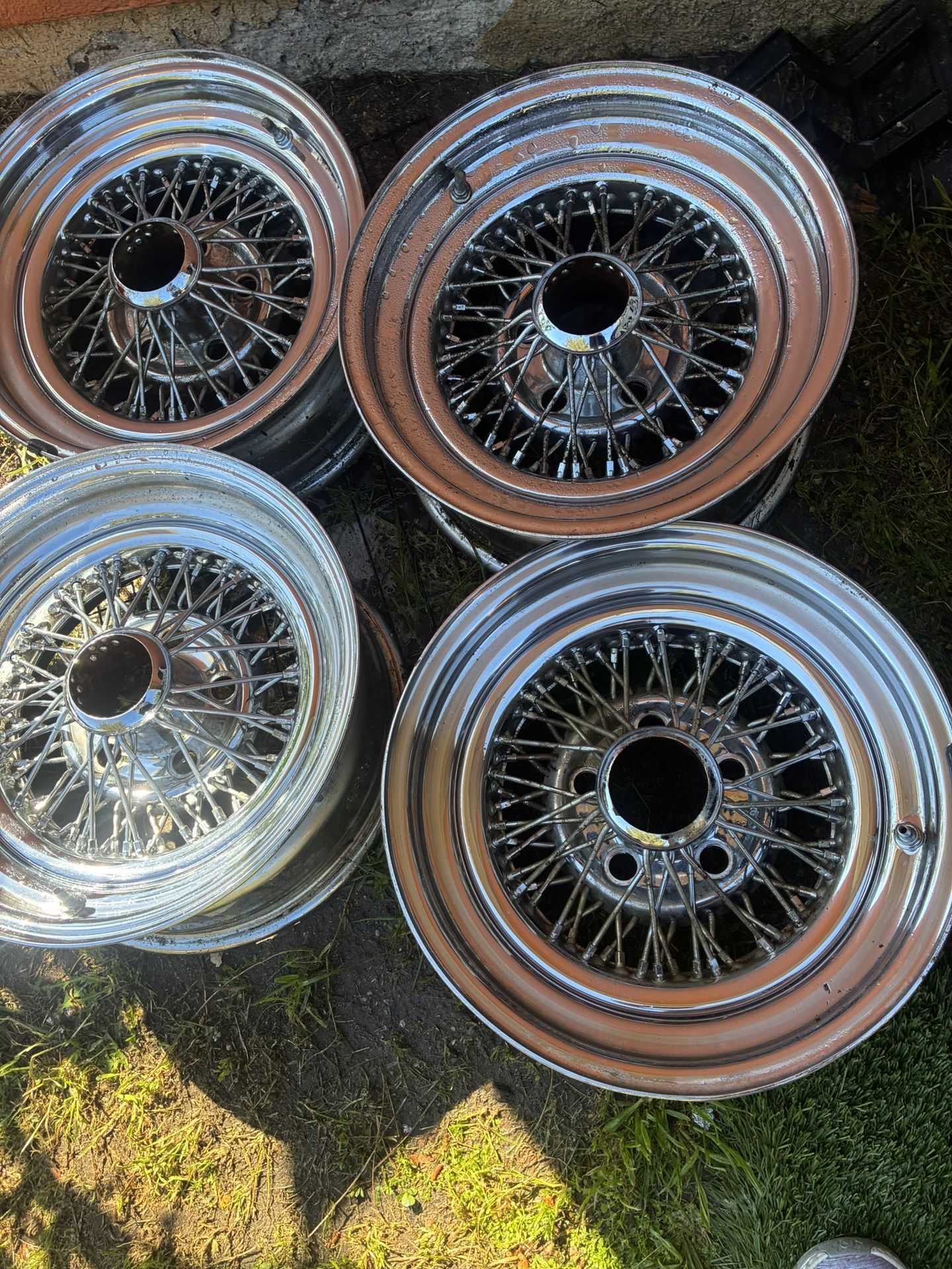 Appliance Wire Wheels Spoke Rims for Sale in Santa Clarita, CA - OfferUp
