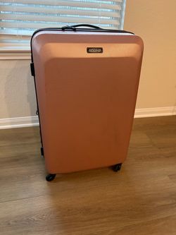 Expandable large luggage with 360 spinner wheels