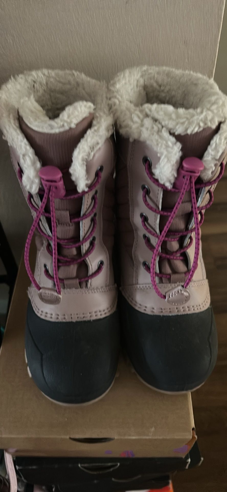 Pink Winter Boots