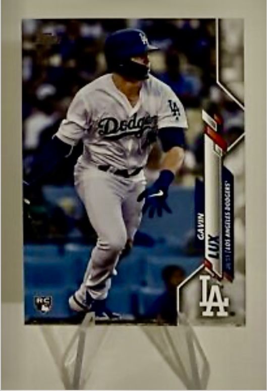 2020 Topps Series 1 GAVIN LUX RC #292 Rookie Los Angeles Dodgers