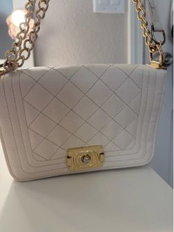 White purse