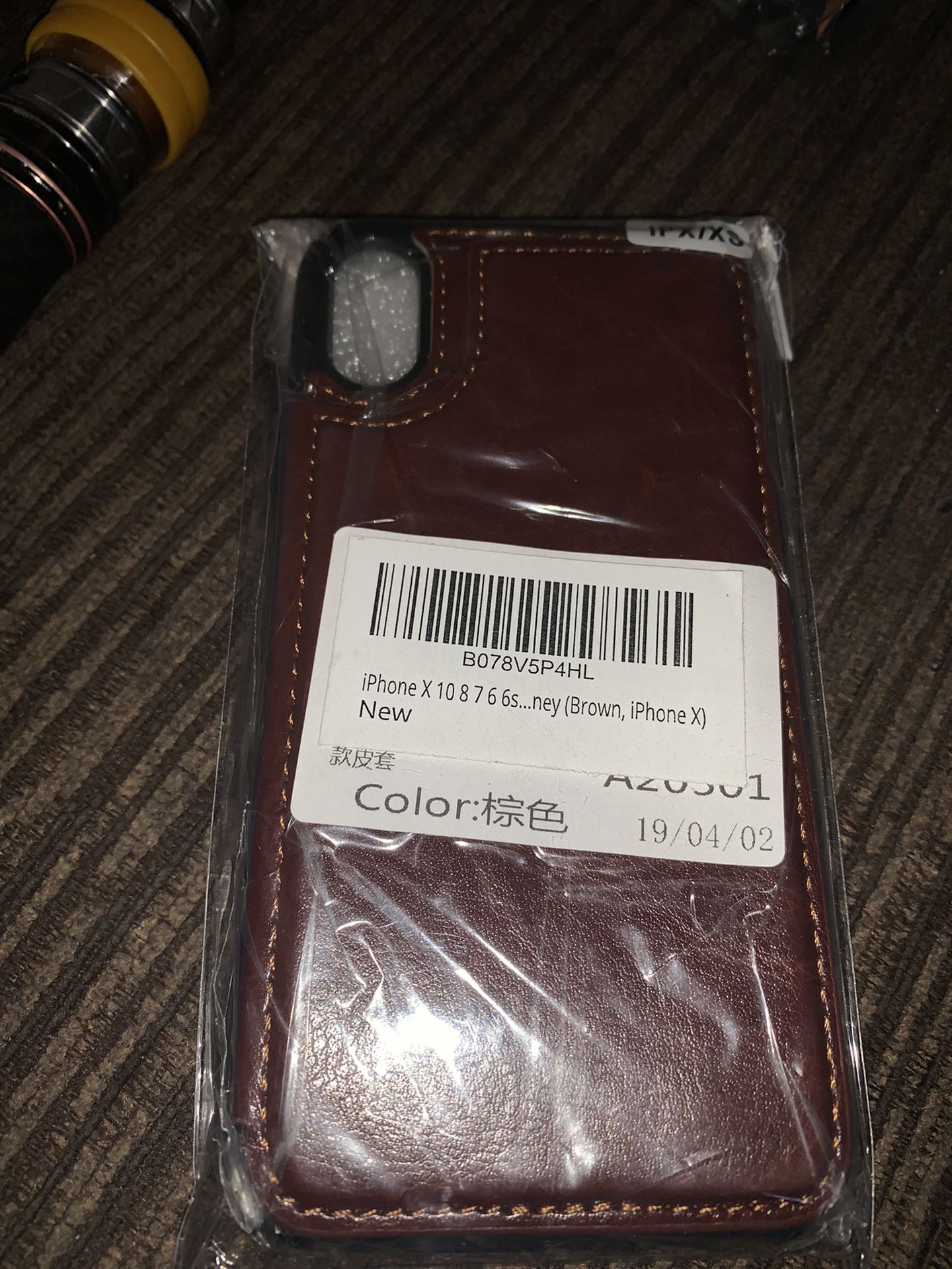 iPhone X/xs leather case