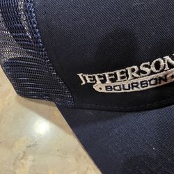 Navy Blue JEFFERSON 'S BOURBON CAP WITH Adjustable Strap