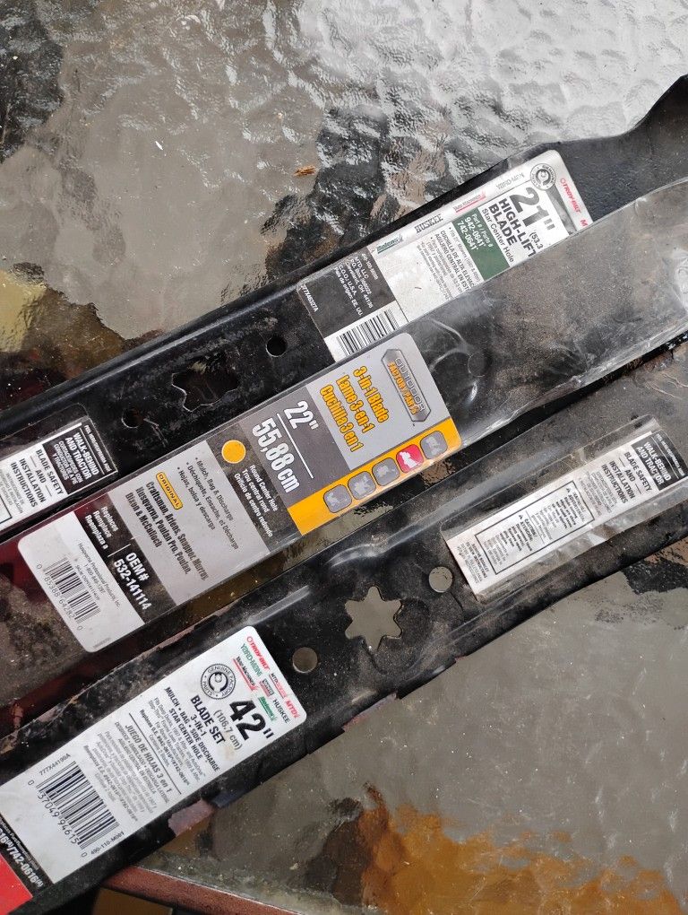 (2) Mower Blades