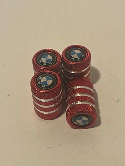 BMW Tire Valve Stem Caps Set of 4