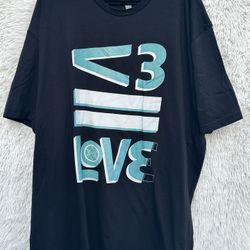 New  Short Sleeve Love  crew neck  T-Shirt  size 3XL Crew neck 