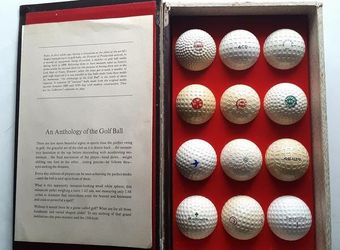 ANTHOLOGY OF THE GOLF BALL From The Original Molds 1899 to 1984  GREAT GOLF  COLLECTIBLE! 