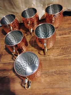 Set of 6 Moscow Mule Mugs