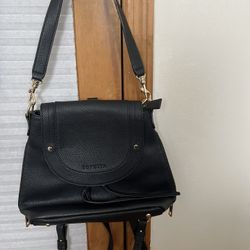 Sophiya Large Leather Samantha Convertible Backpack & Handbag