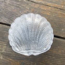 Glass Seashell Jewelry Box