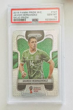 2018 Panini Prizm Javier Hernandez Mojo Prizm PSA 10